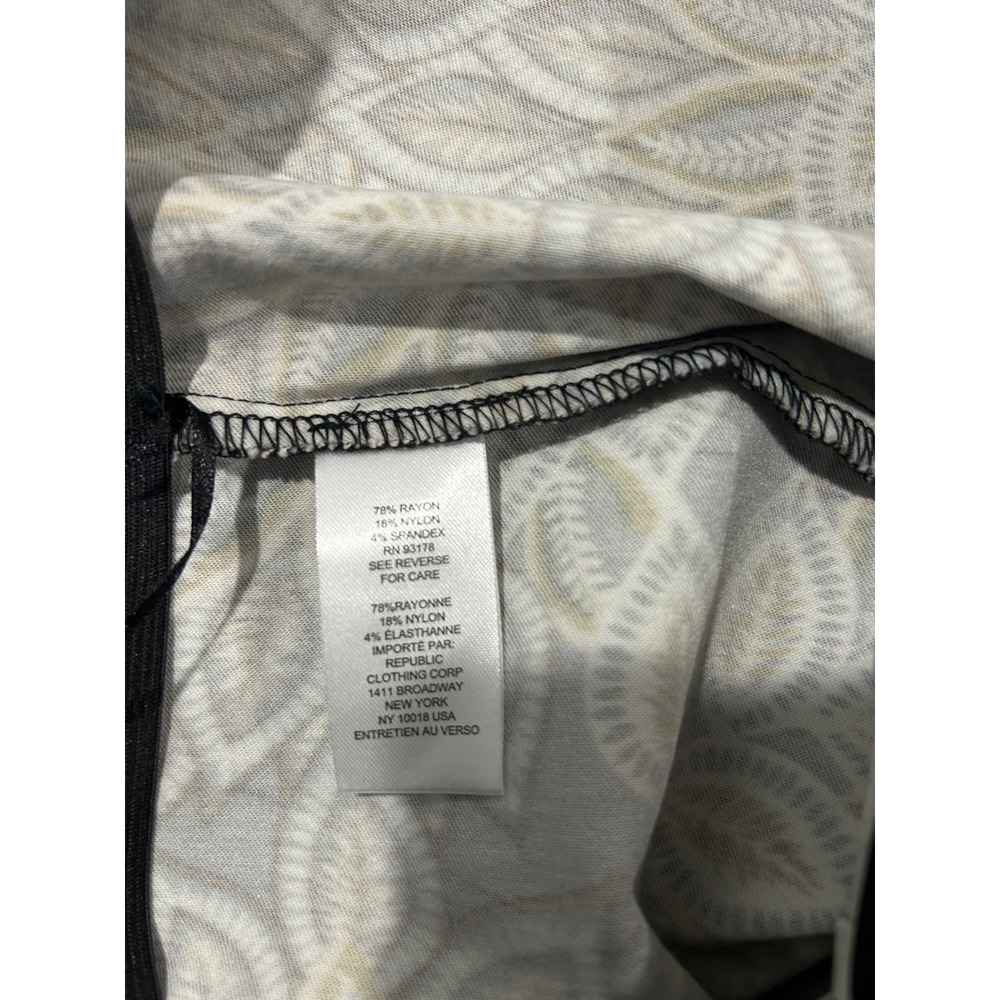Truth by Republic Women Brown Leaf Print Elastic Waist Leggings Size M - Picture 5 of 6